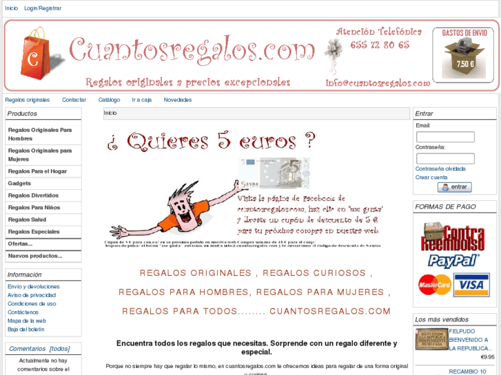 www.cuantosregalos.com