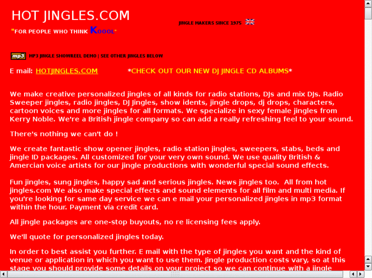 www.hotjingles.co.uk