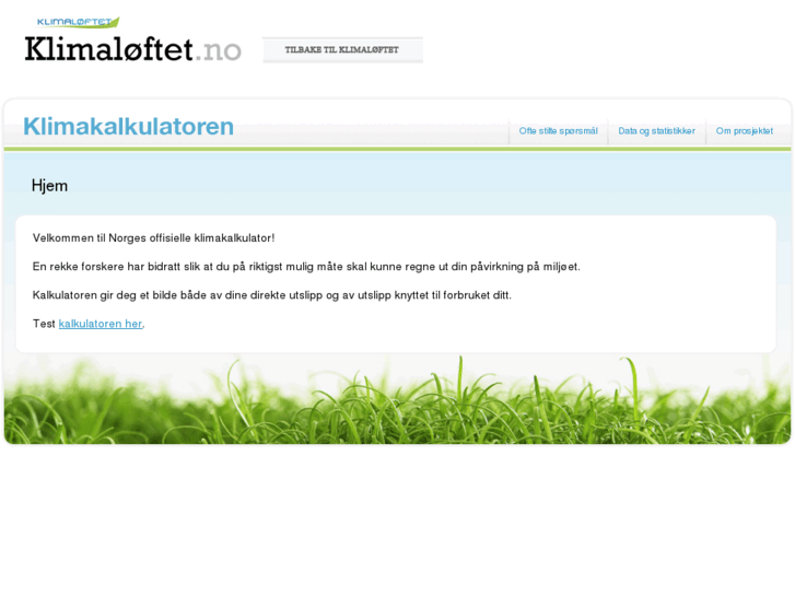 www.klimakalkulatoren.no