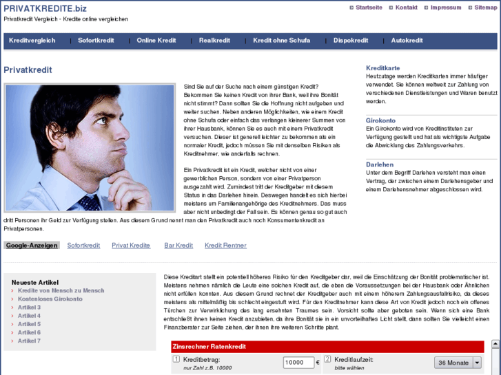 www.privatkredite.biz