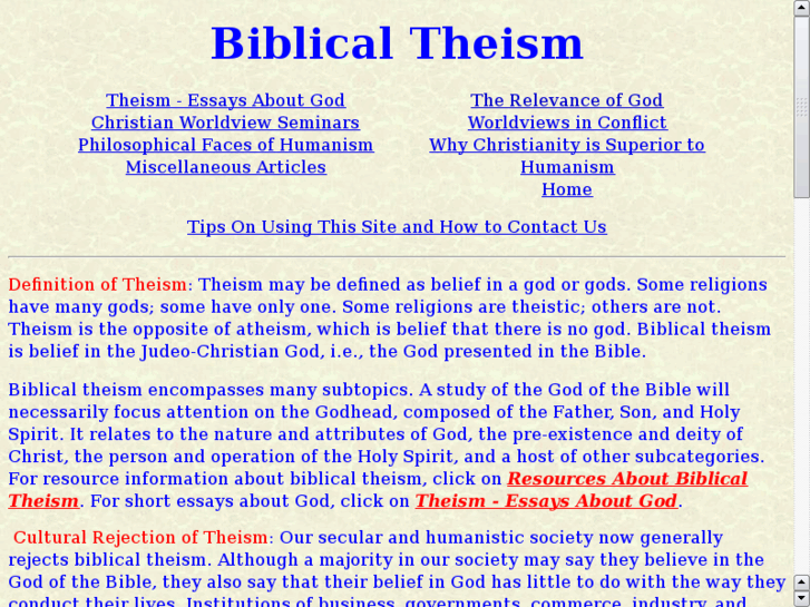 www.biblicaltheism.net