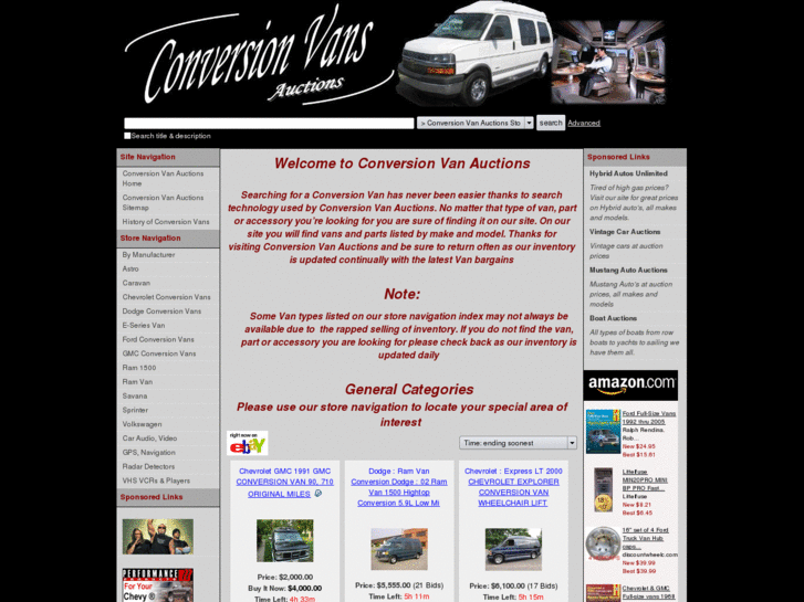 www.conversionvanauctions.com