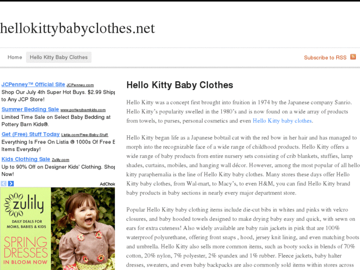 www.hellokittybabyclothes.net