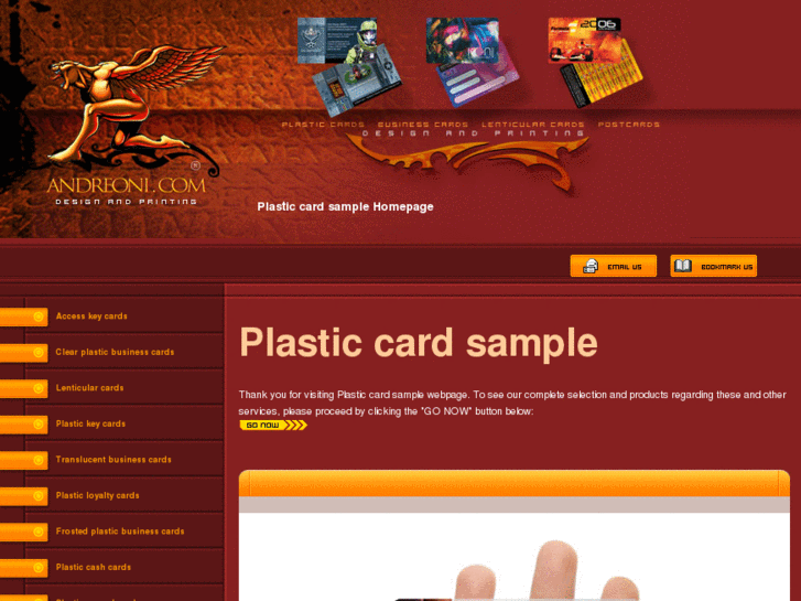 www.plasticcardsample.com