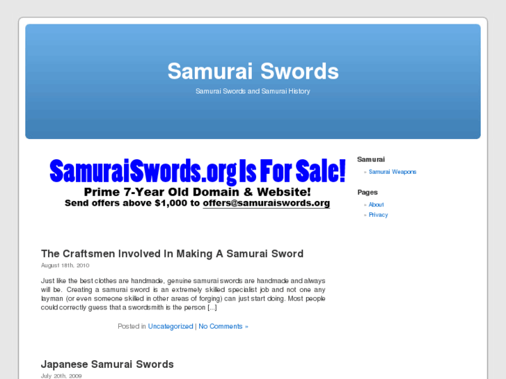 www.samuraiswords.org