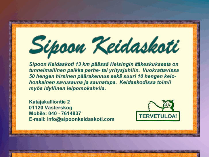 www.sipoonkeidaskoti.com