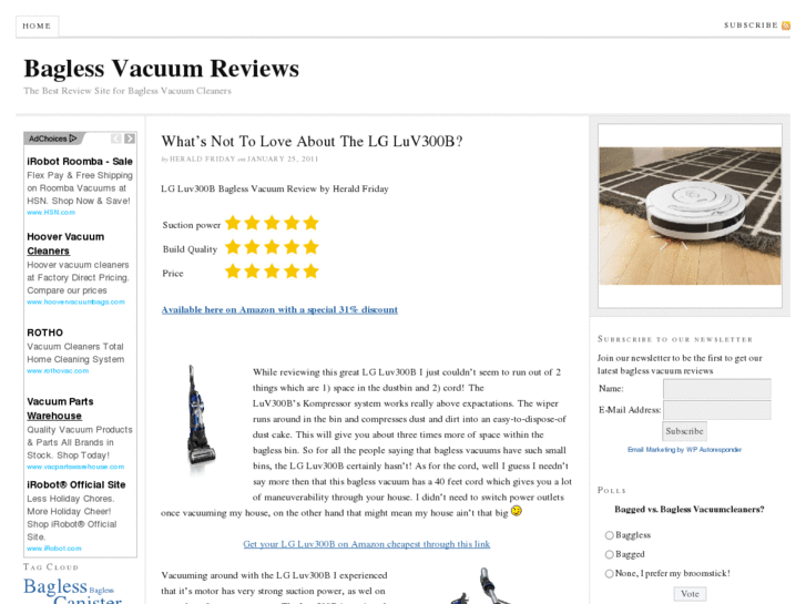 www.baglessvacuumreviews.net