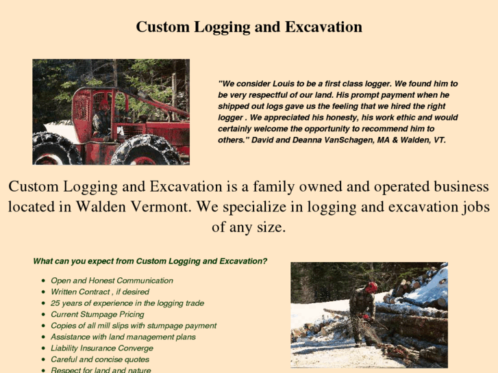 www.customloggingandexcavation.com