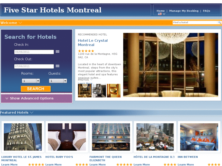 www.fivestarhotelsmontreal.com