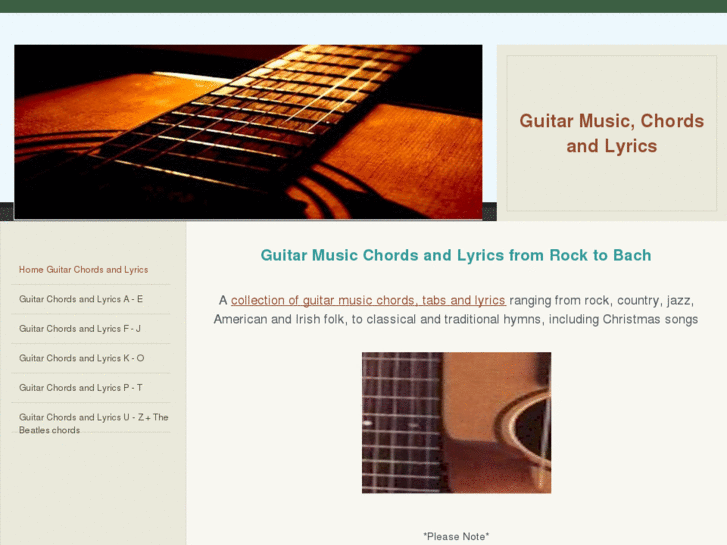 www.guitarmusicchordsandlyrics.com