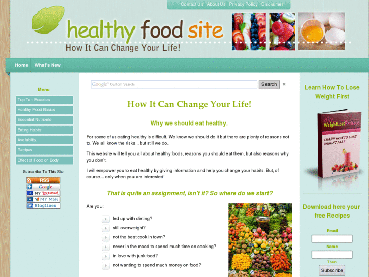 www.healthy-foodsite.com