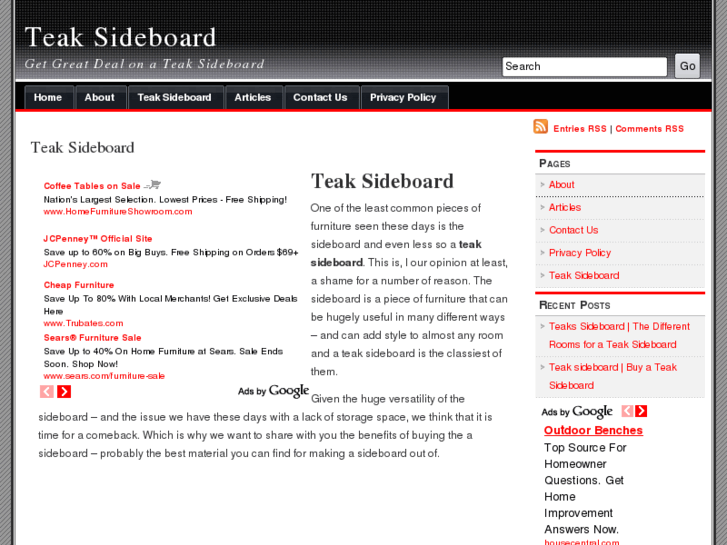 www.teaksideboard.com