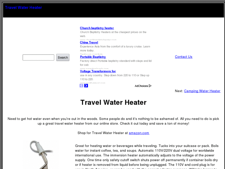 www.travelwaterheater.com