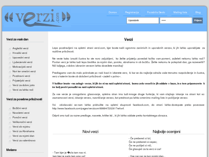 www.verzi-verzi.info