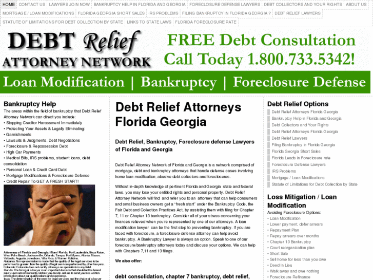 www.debtreliefattorneynetwork.com