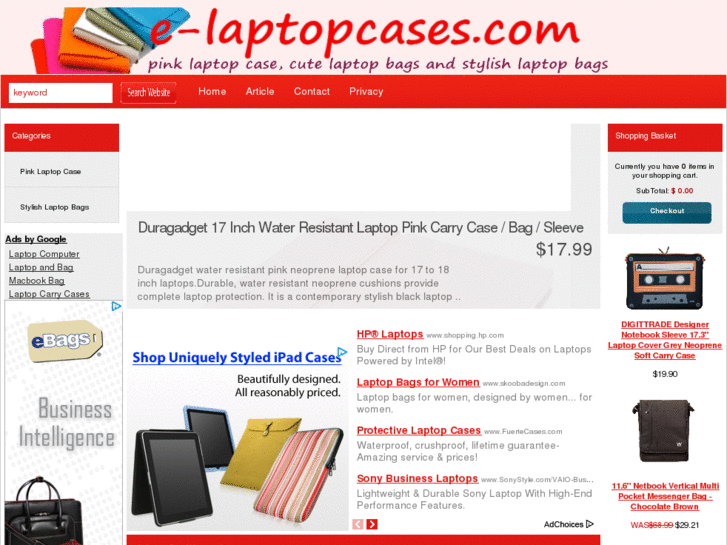 www.e-laptopcases.com