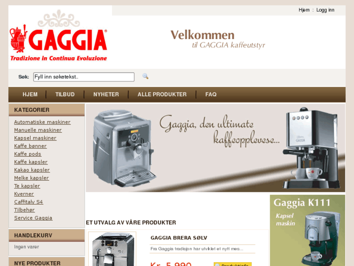 www.gaggia.no