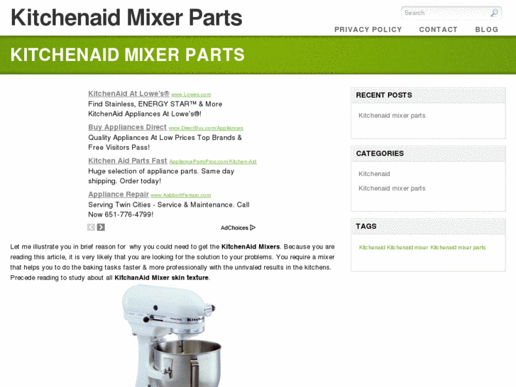 www.kitchenaidmixerparts.com