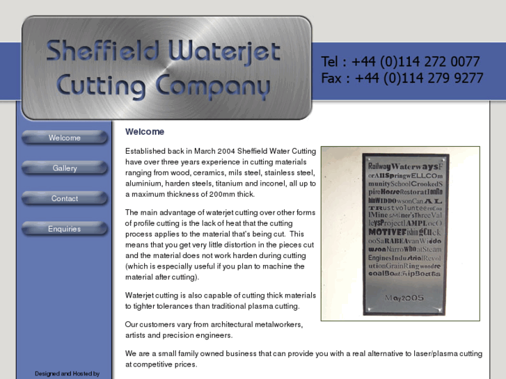 www.sheffieldwaterjetcutting.com