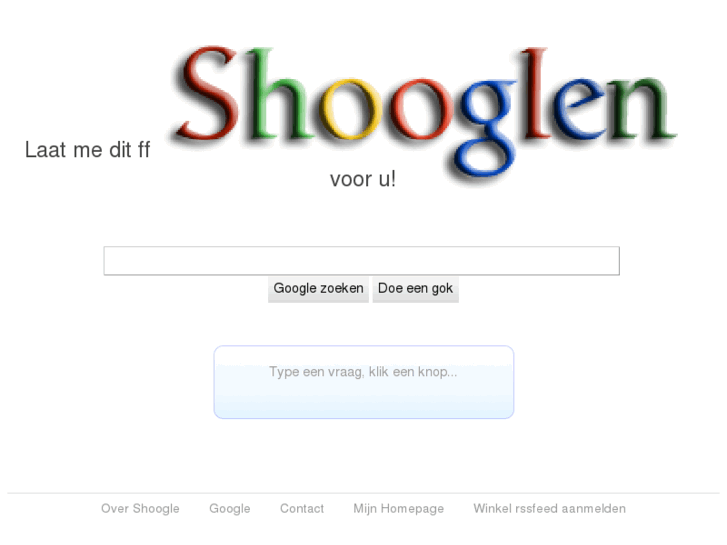 www.shoogle.nl