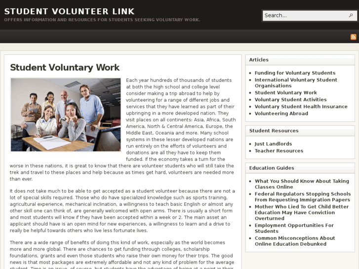 www.studentvolunteerlink.com