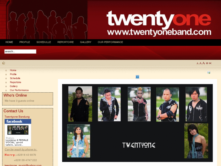 www.twentyoneband.com