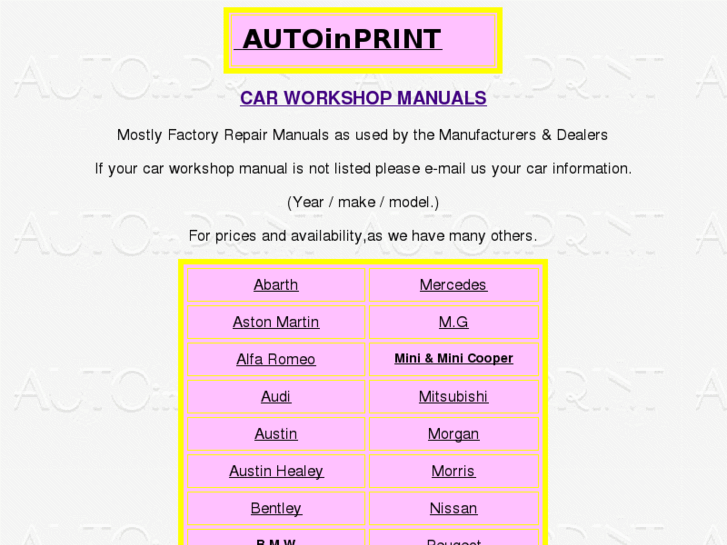 www.carworkshopmanuals.com