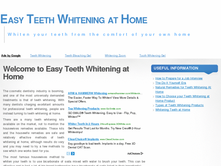 www.easyteethwhiteningathome.com