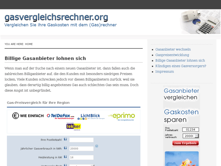 www.gasvergleichsrechner.org