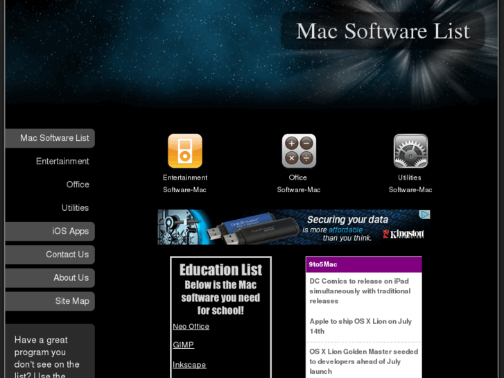 www.macsoftwarelist.com