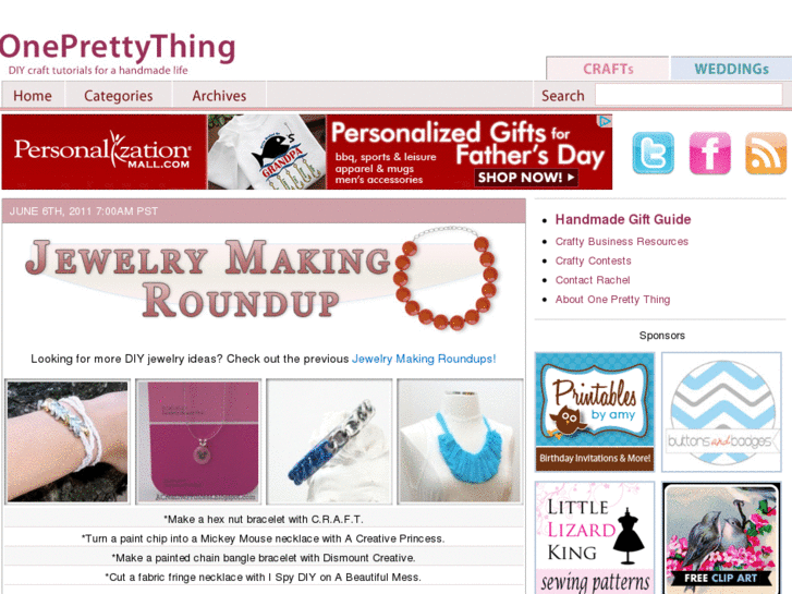 www.oneprettything.com