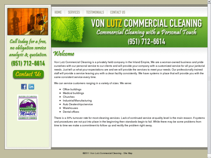 www.vonlutzcommercialcleaning.com