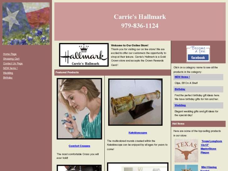 www.carrieshallmarkshop.com