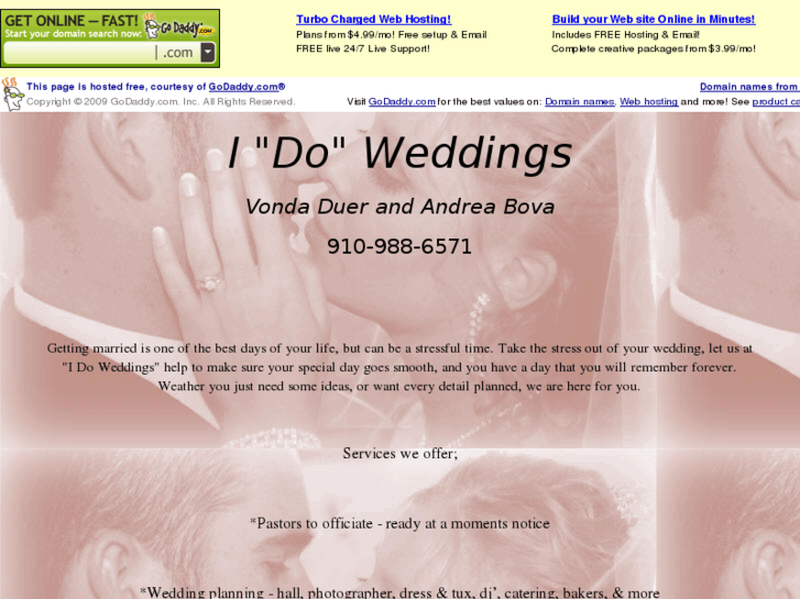 www.idoweddingsnc.com