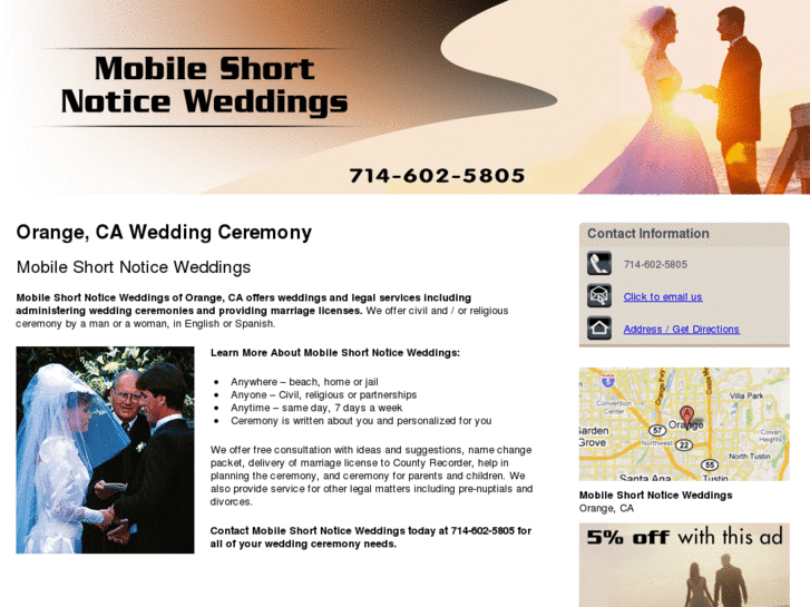 www.mobileshortnoticeweddings.com