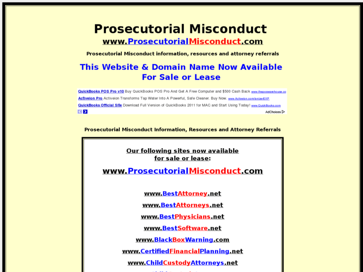 www.prosecutorialmisconduct.com