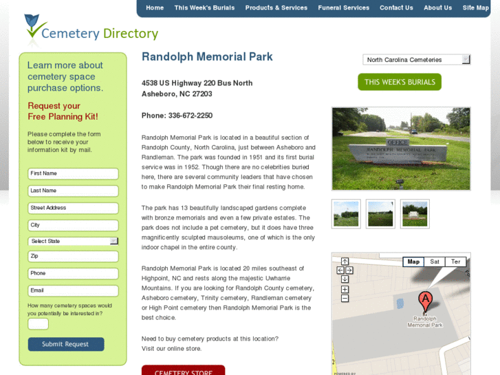 www.randolphmemorialpark.com