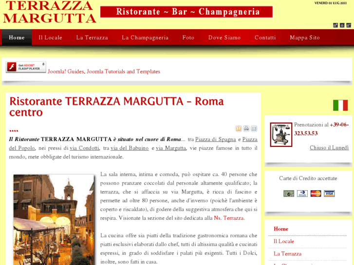 www.ristoranteterrazzamargutta.it