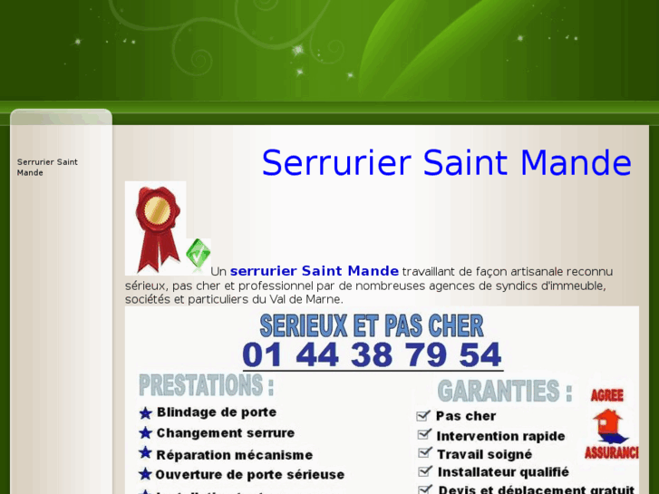 www.serruriersaintmande.org