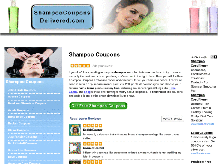 www.shampoocouponsdelivered.com