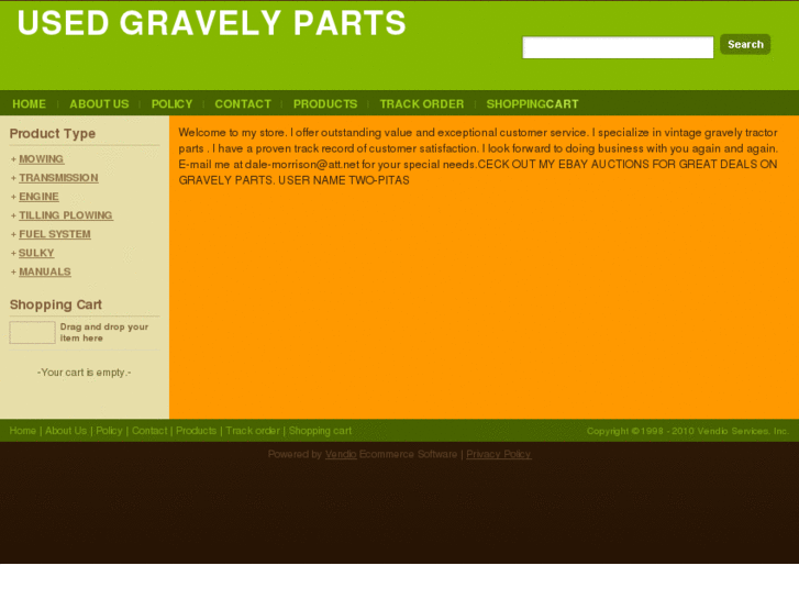 www.usedgravelyparts.com