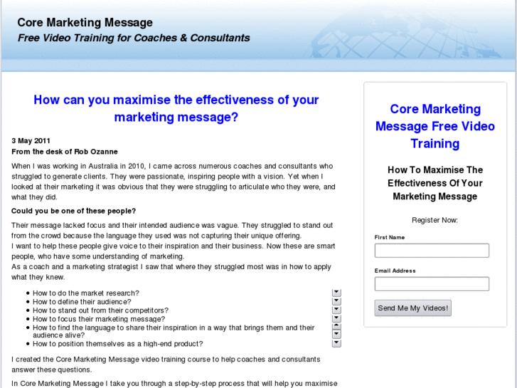 www.coremarketingmessage.com