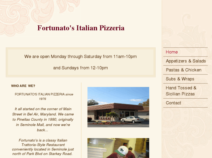 www.fortunatositalianpizzeria.com