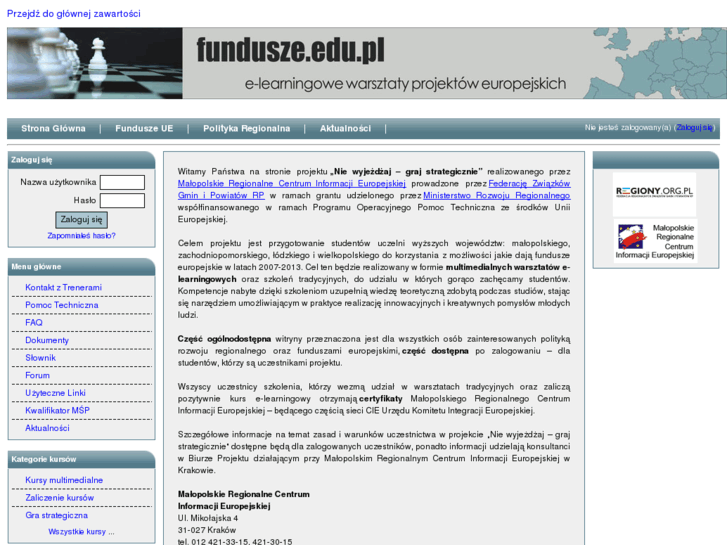 www.fundusze.edu.pl