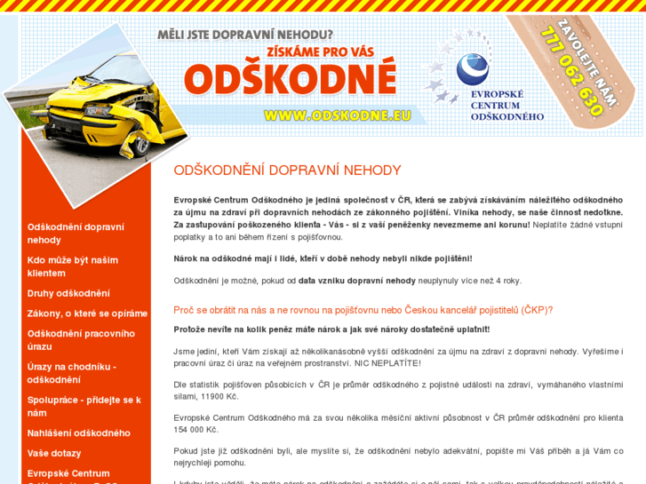 www.odskodne.eu