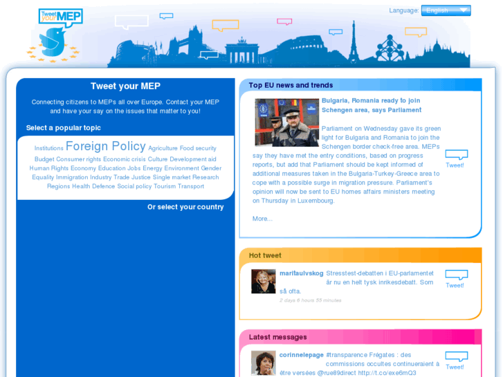 www.tweetyourmep.eu
