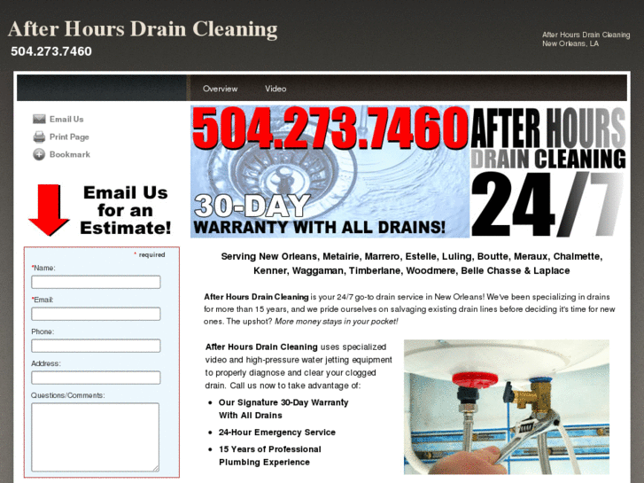 www.afterhoursdraincleaning.com