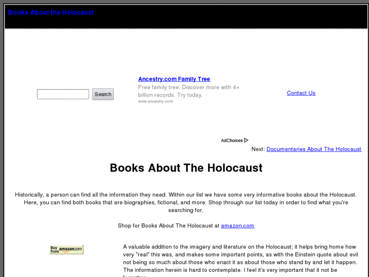 www.booksabouttheholocaust.com