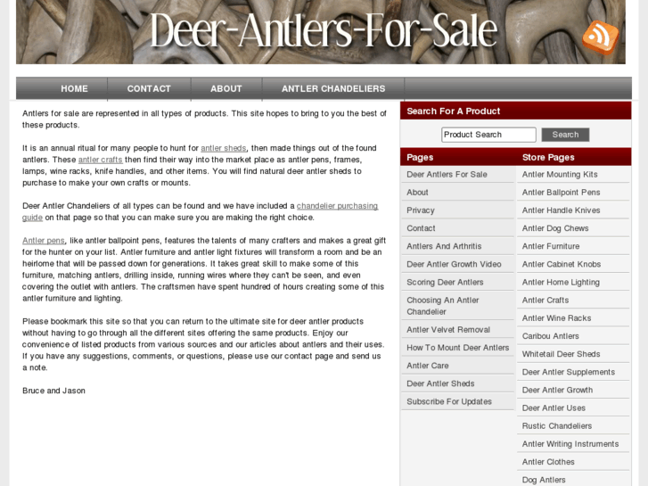 www.deer-antlers-for-sale.com