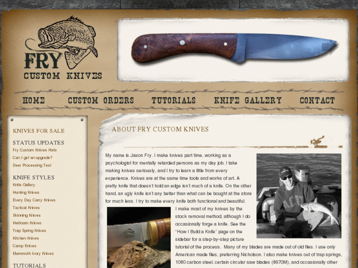 www.frycustomknives.com